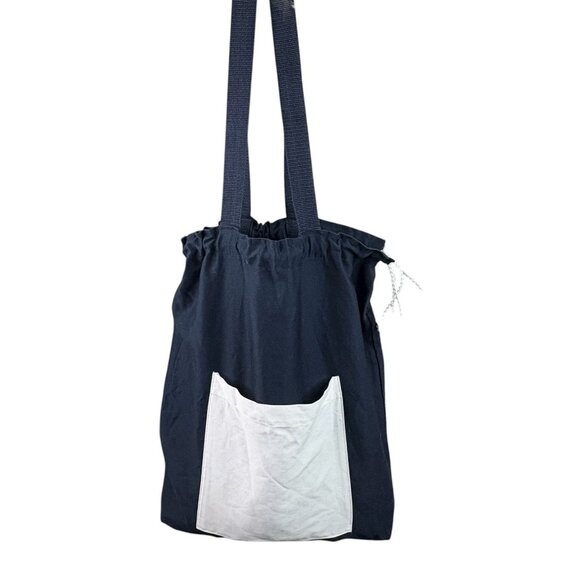 VTG 2003 Rare Disney World Dreams Florida Winnie the Pooh Large Tote Bag Navy - Picture 4 of 10